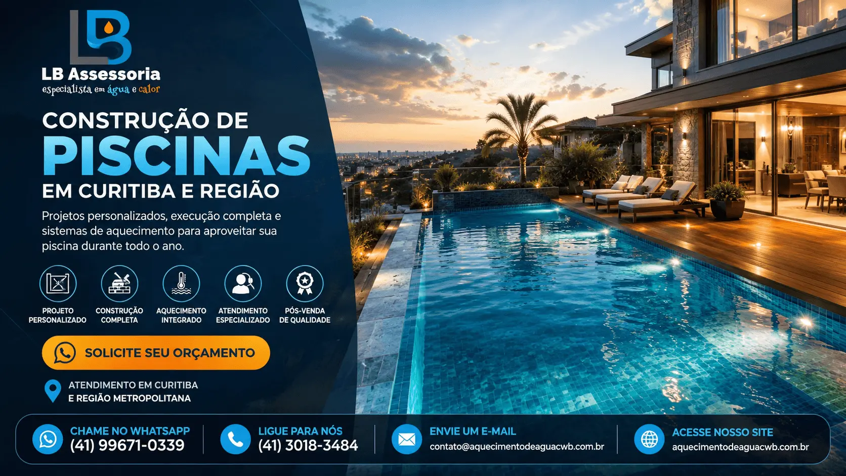 Piscina e Aquecimento de Água em Curitiba: Roteiro Completo para Quem Acha que Está Além das Possibilidades